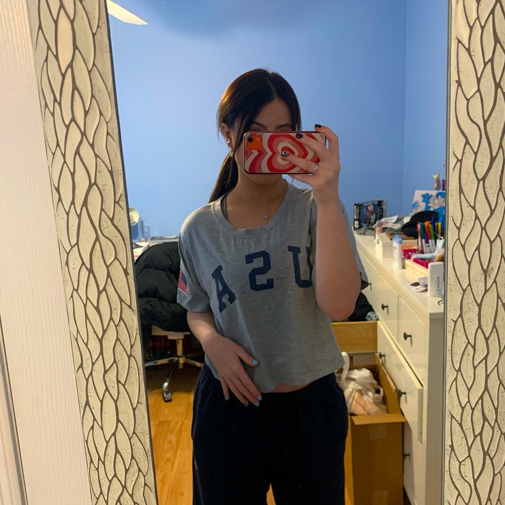 USA CROPPED TEE